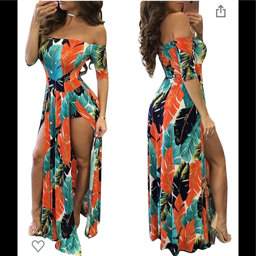 NWOT Off The Shoulder Romper/Dress